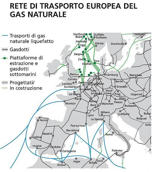 Gasdotti-Europa